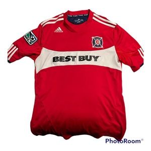 Chicago Fire Soccer Jersey Adidas Mens Size Large Best Buy